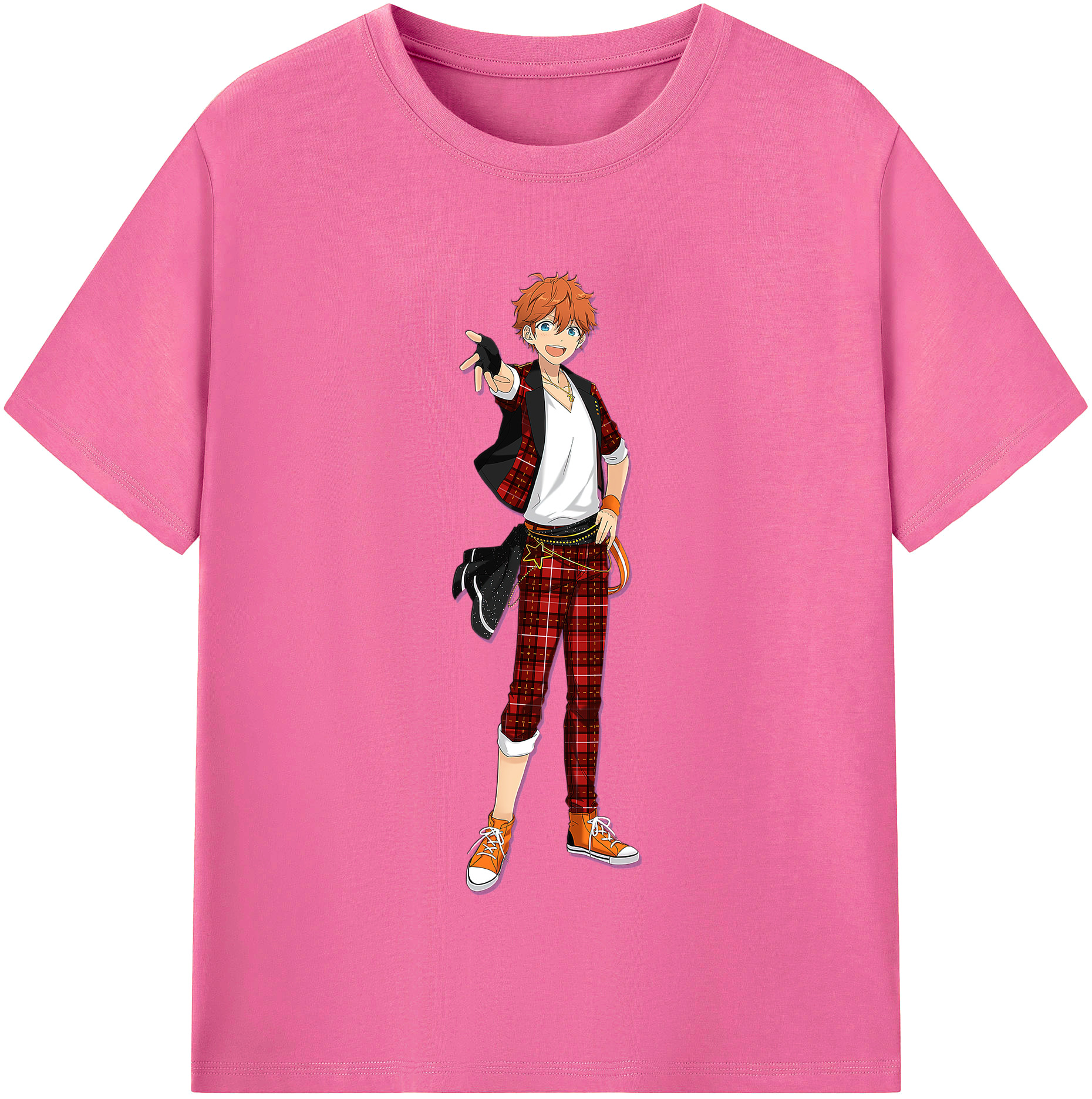 （画像用） あんさんぶるスターズ! Ensemble Stars レディースカジュアルプリントTシャツ（綿100％）